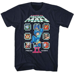 Mm2 Crew Tshirt Mega Man Graphics Classic T-shirt